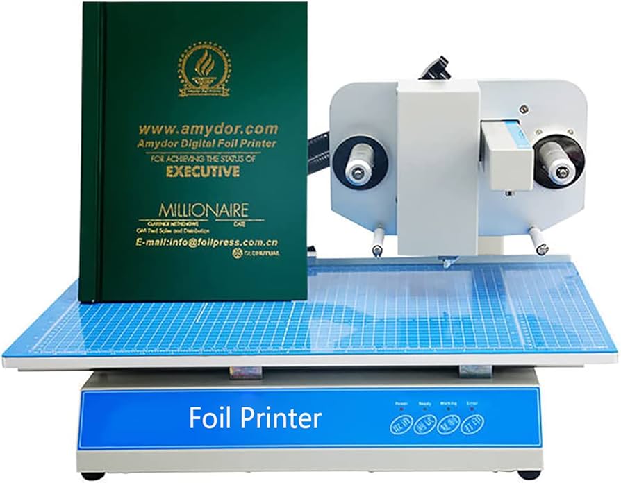 Digital flatbed foil printer automatic head